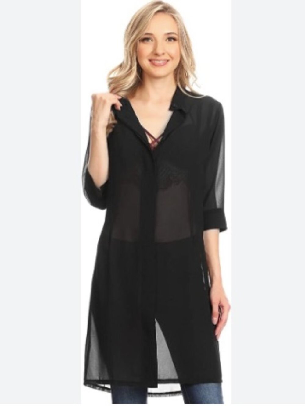 Abercrombie & Fitch Heaher Duster Shirt S